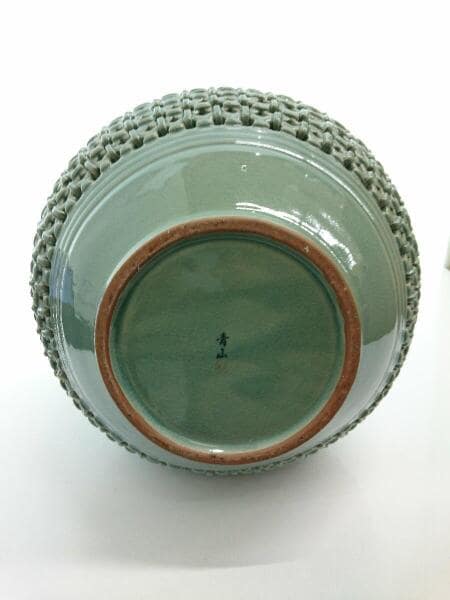 ☆大特価【希少•美品】在銘青山作 高麗青磁 特大飾り壺 Amazon.co.jp