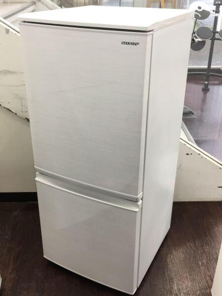 ♪ 2019年製/SHARP/冷凍冷蔵庫/SJ-14E6-KW/137L♪