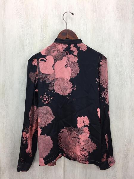DRIES VAN NOTEN(ドリスヴァンノッテン) / 長袖シャツ/34/シルク/BLK
