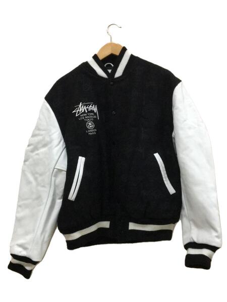 STUSSY(ステューシー) / WORLD TOUR VARSITY JACKET/スタジャン/XL