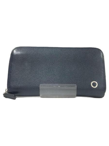 BVLGARI(ブルガリ) / BVLGARI◇長財布/レザー/NVY/メンズ/282588