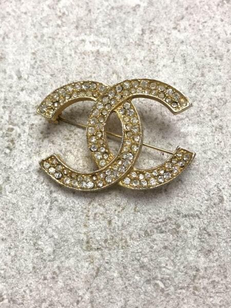 CHANEL(シャネル) / シャネル/ブローチ/ココマーク/ラインストーン/GLD