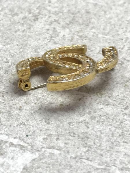 CHANEL(シャネル) / シャネル/ブローチ/ココマーク/ラインストーン/GLD