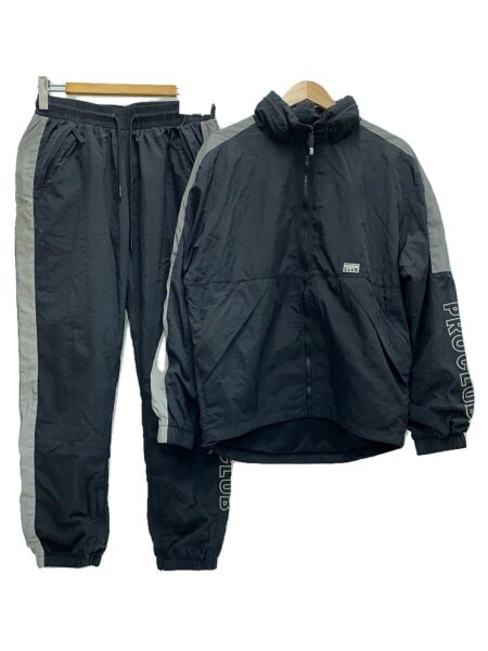 PRO CLUB(プロクラブ) / セットアップ/M/ナイロン/BLK | 古着の販売