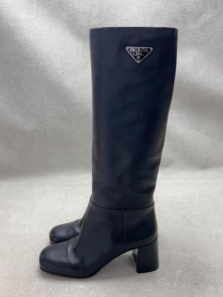 PRADA(プラダ) / ロングブーツ/38.5/BLK/レザー | 中古品の販売・通販