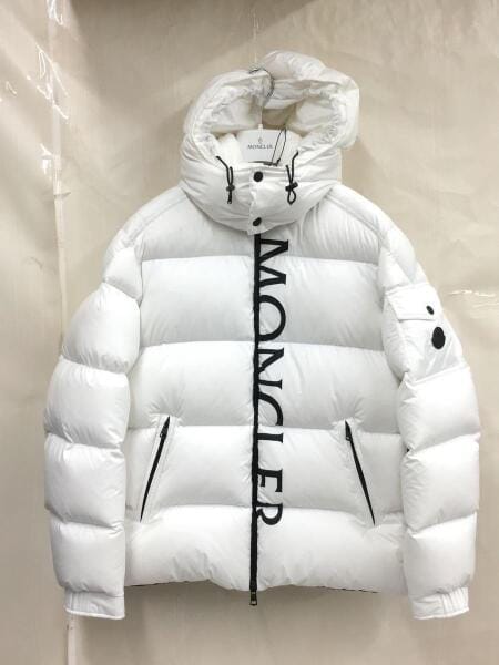 MONCLER(モンクレール) / ダウンジャケット/1/ナイロン/WHT/無地/20AW