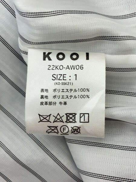 KOOI(コーイ) / 22AW/ダッフルコート/1/ポリエステル/BRW/千鳥格子