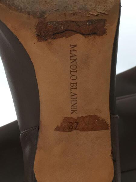 MANOLO BLAHNIK(マノロブラニク) / ロングブーツ/37/ブラウン/レザー