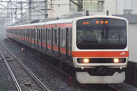 209系500番台M73編成が武蔵野線で試運転｜209系情報局｜2010年10月31日