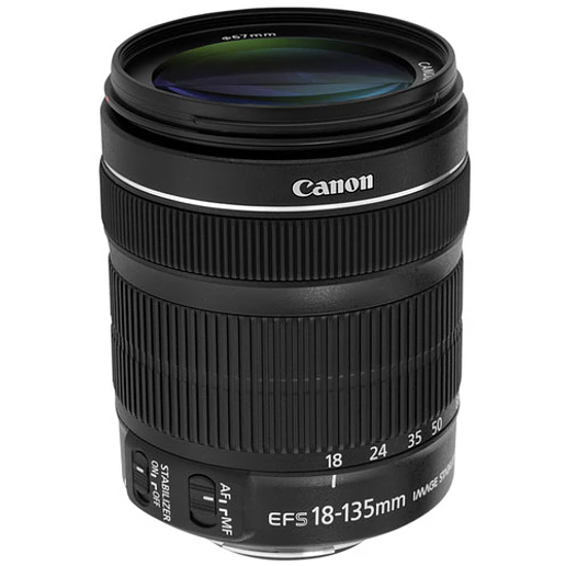 Lente Canon EFS 18-135mm f3.5-5.6 IS STM - Usado