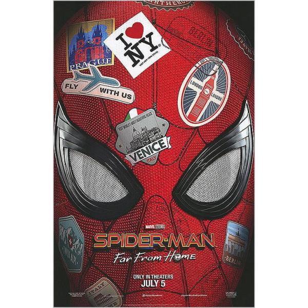 スパイダーマン グッズ ファー・フロム・ホーム 映画ポスター フレーム
