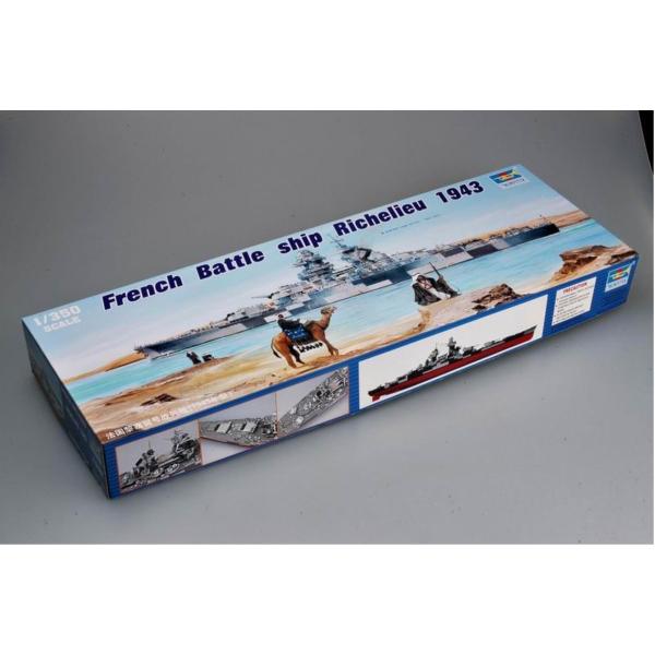 1/350 フランス海軍 戦艦 リシュリュー 1943年 トランぺッター [並行