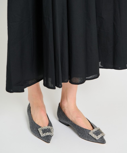 PIPPICHIC | Pippichic / ビジュー フラットパンプス - Buyee, an