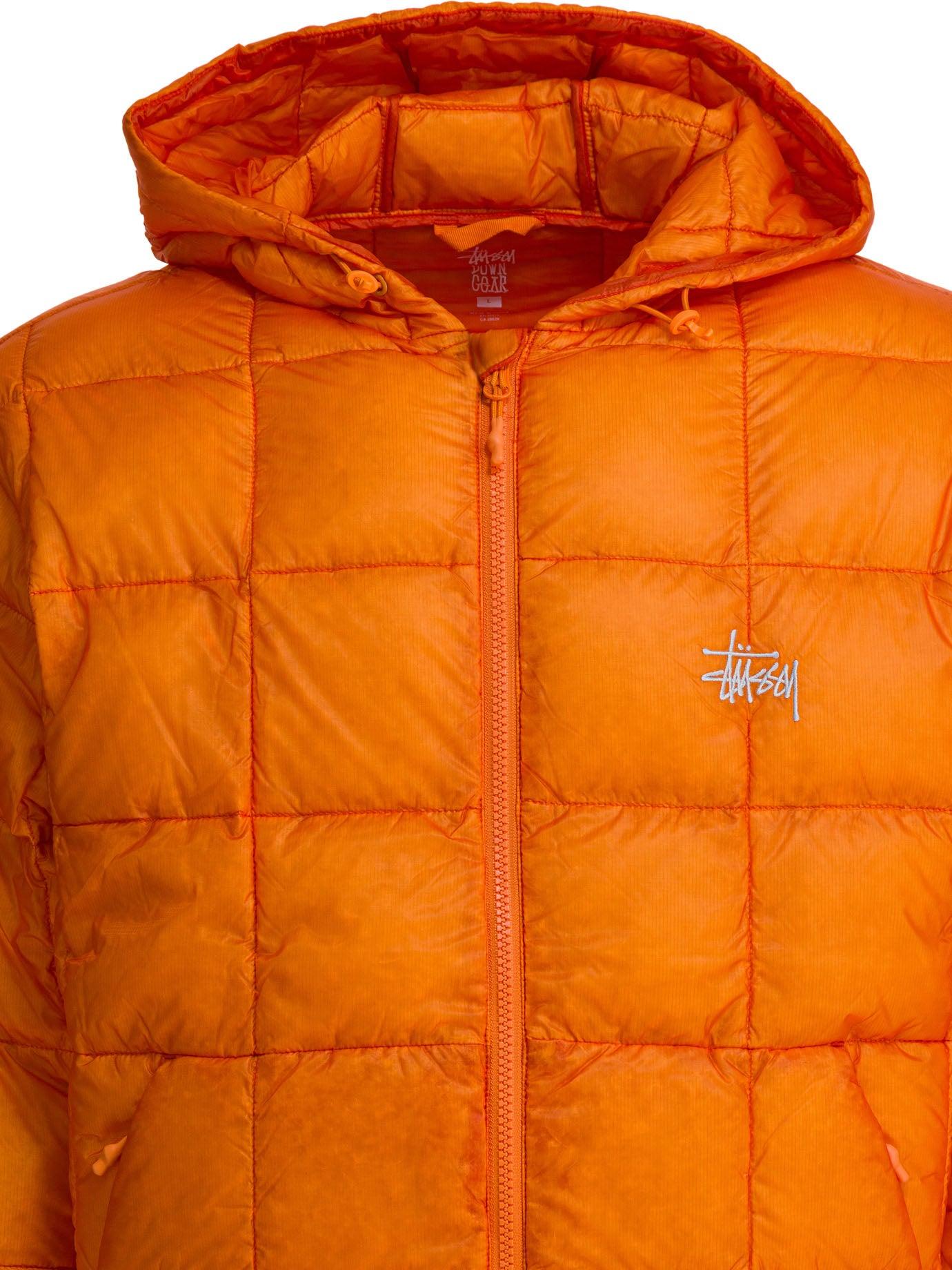 Stussy Stussy Midweight Hooded Puffer in Orange for Men | Lyst UK
