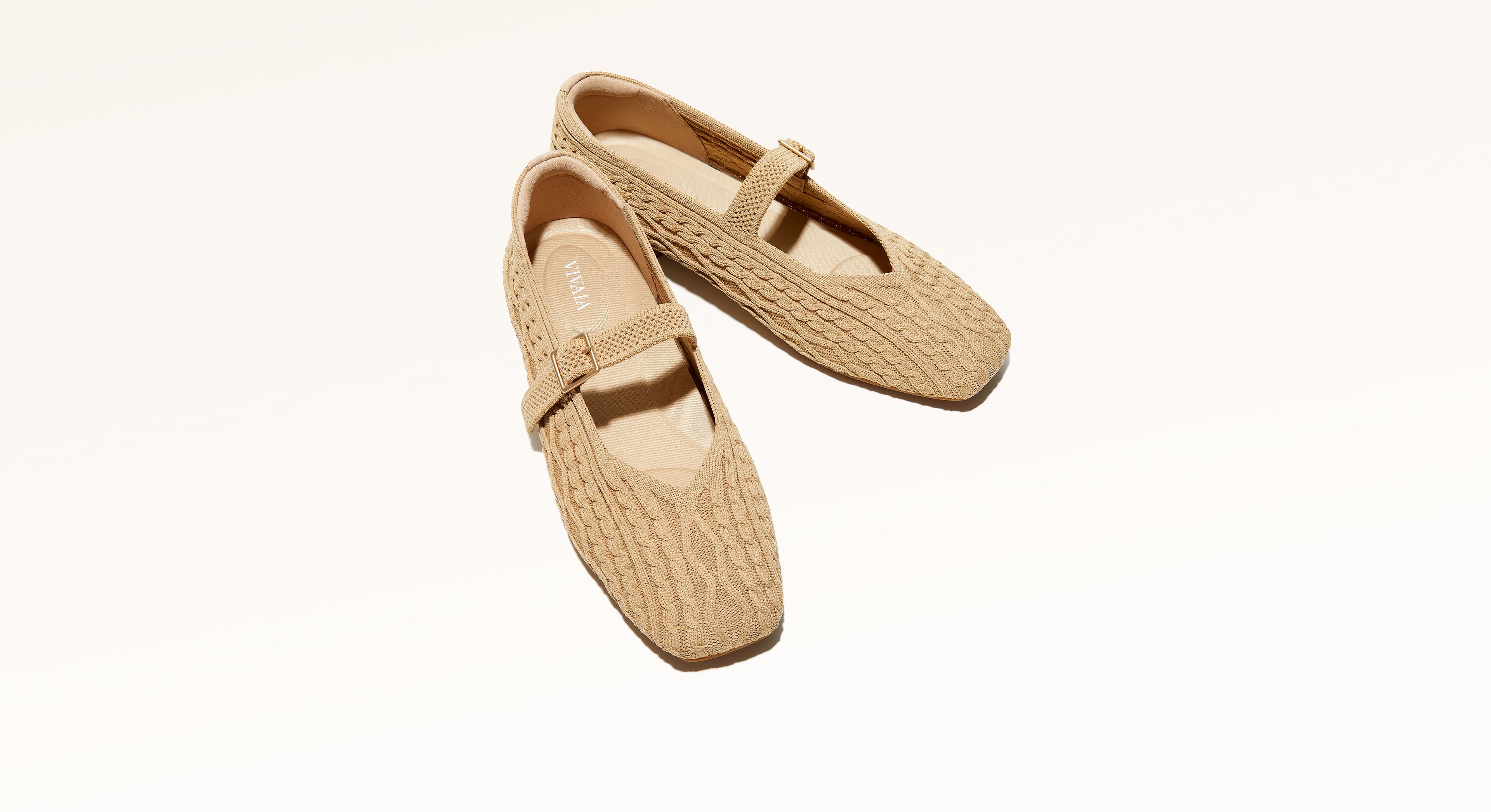 Margot™ Mary Jane]スクエアトゥ メリージェーン フラットシューズ