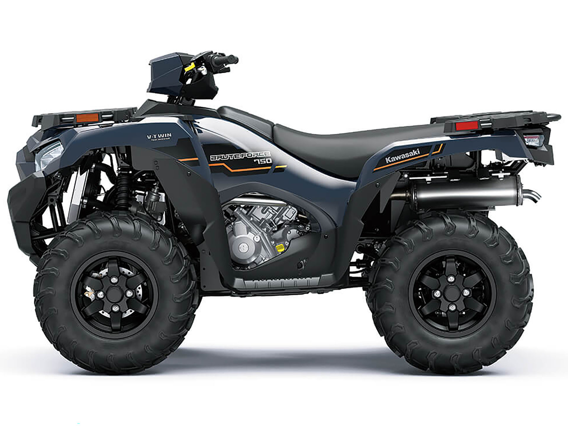 New 2025 Kawasaki Brute Force 750 EPS Grayish Blue | ATVs in