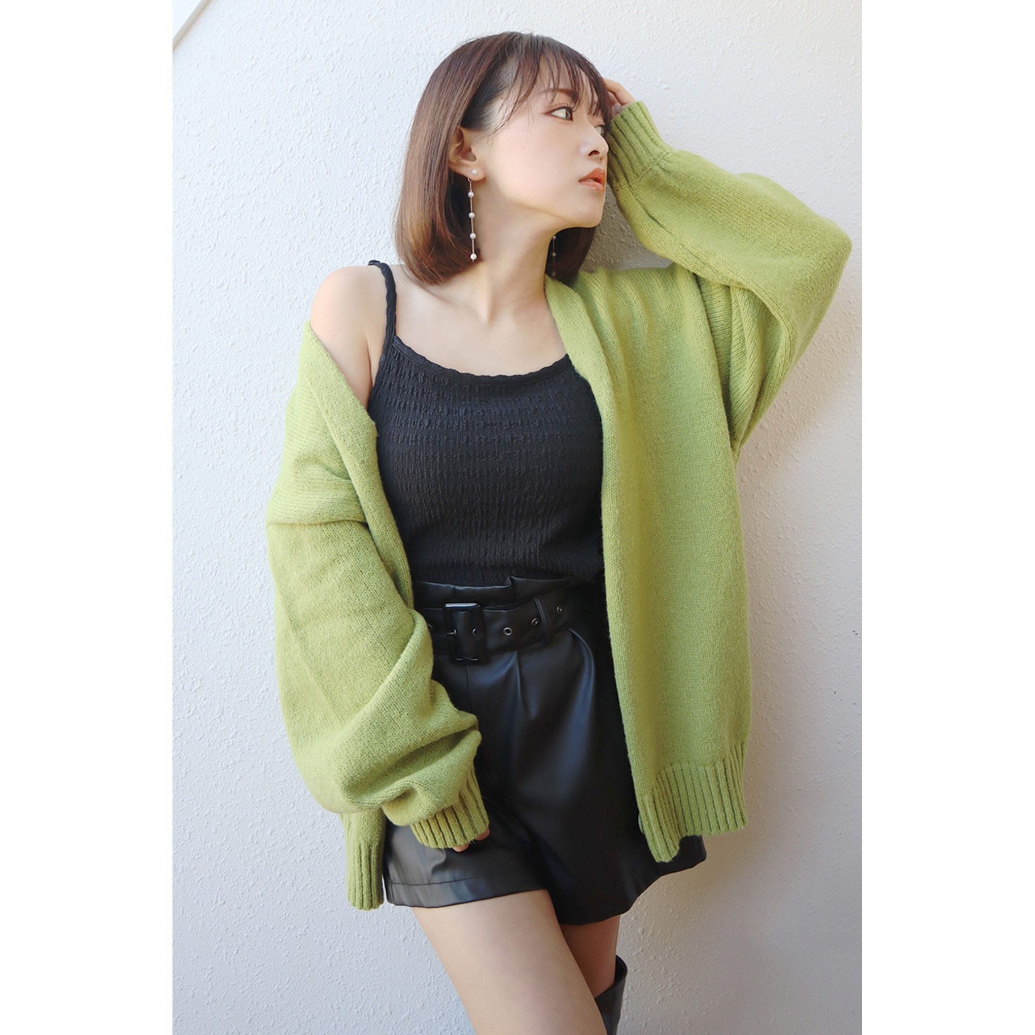 モヘアタッチVネックカーディガン｜ニット｜CECIL McBEE(セシル