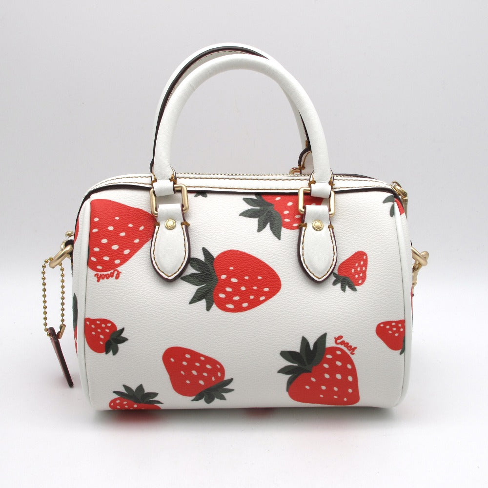 COACH コーチ ミニ アーロン クロスボディ ワイルドストロベリー