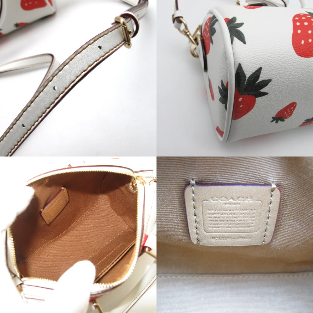 COACH コーチ ミニ アーロン クロスボディ ワイルドストロベリー
