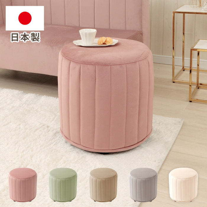 丸型オットマンスツール ベロアスタイル — 【セルタン 公式】