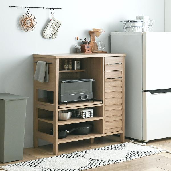 LAFIKA（ラフィカ）レンジボード（ロータイプ・85.4cm幅）：SatoSangyo