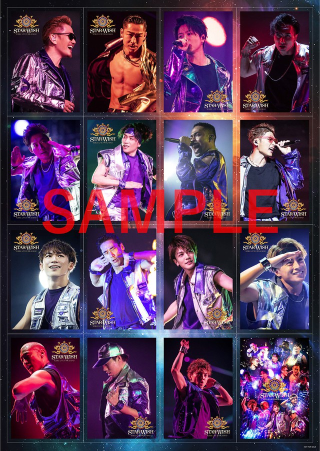 EXILE LIVE TOUR 2018-2019 ”STAR OF WISH” LIVE DVD ＆ Blu-ray 7/31