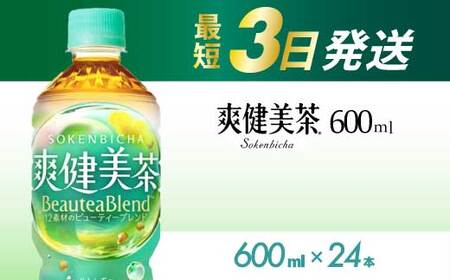 爽健美茶 PET 600ml×24本(1ケース) 最短3日で発送 お茶 飲料 ソフト