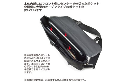 薄型ブリーフケース／A4 バンナイズ バリスティック ナイロン ブラック