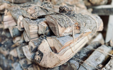 りんごの木】乾燥薪 10kg キャンプ 焚き火 薪 | 岩手県陸前高田市