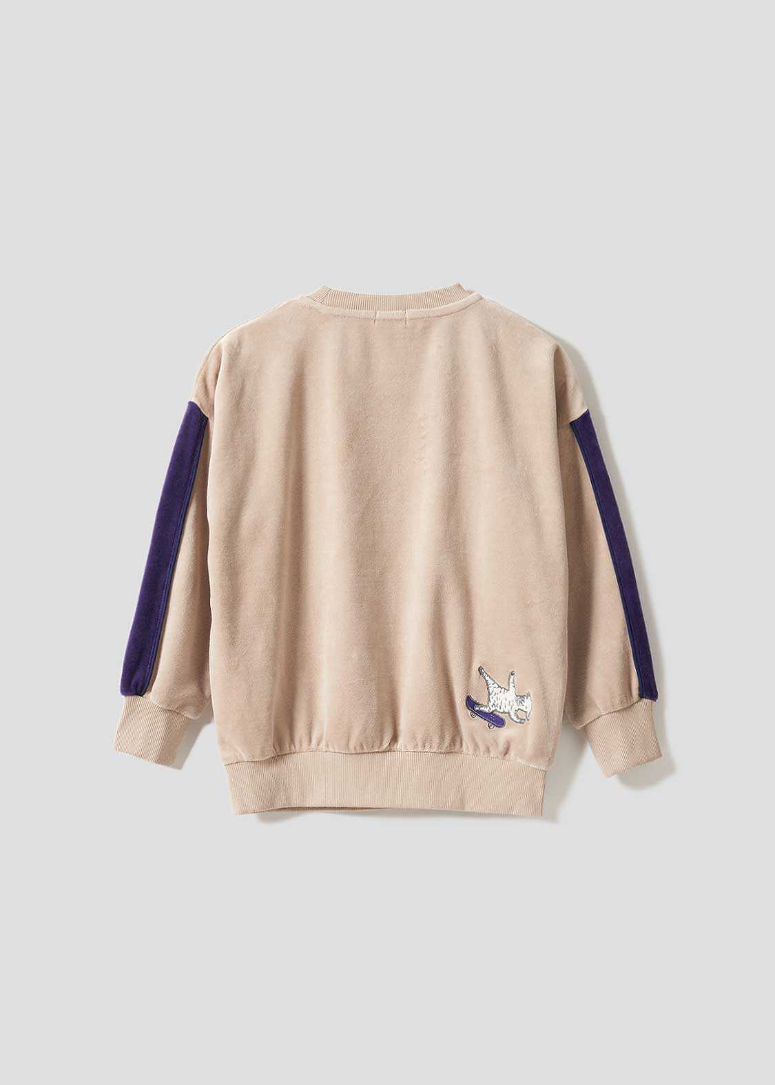 ラムチョップスケート｜キッズビッグシルエットベロアスウェット