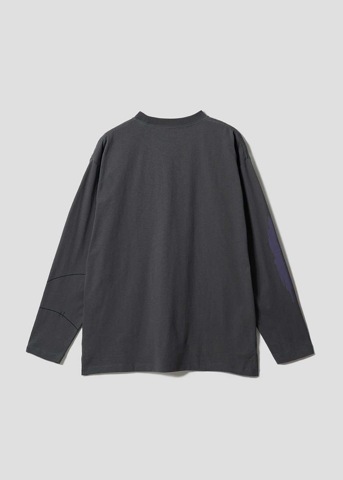 ラムチョップホラーダンス｜ビッグシルエット長袖Tシャツ｜ユニ