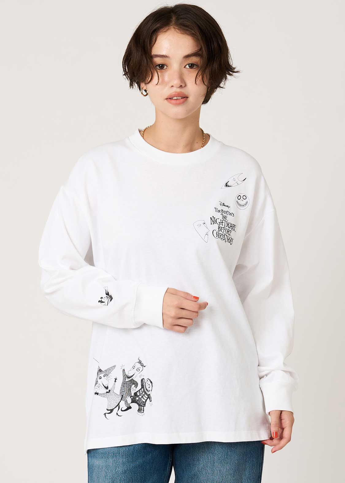 いたずら3人組｜ビッグシルエット長袖Tシャツ｜ユニセックス｜グラニフ