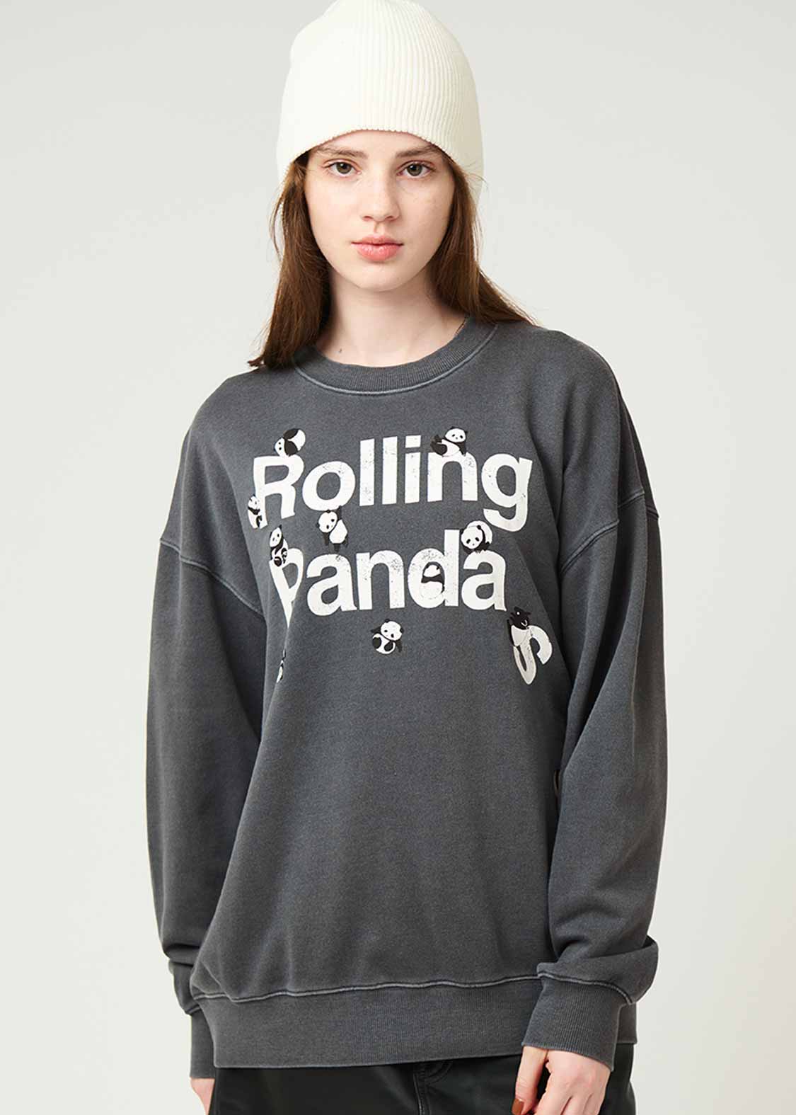 ローリングパンダズ｜ピグメントスウェット｜ユニセックス｜グラニフ