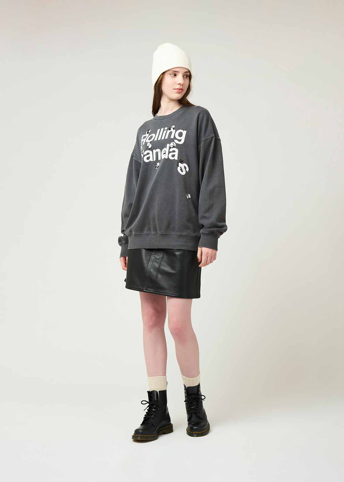 ローリングパンダズ｜ピグメントスウェット｜ユニセックス｜グラニフ