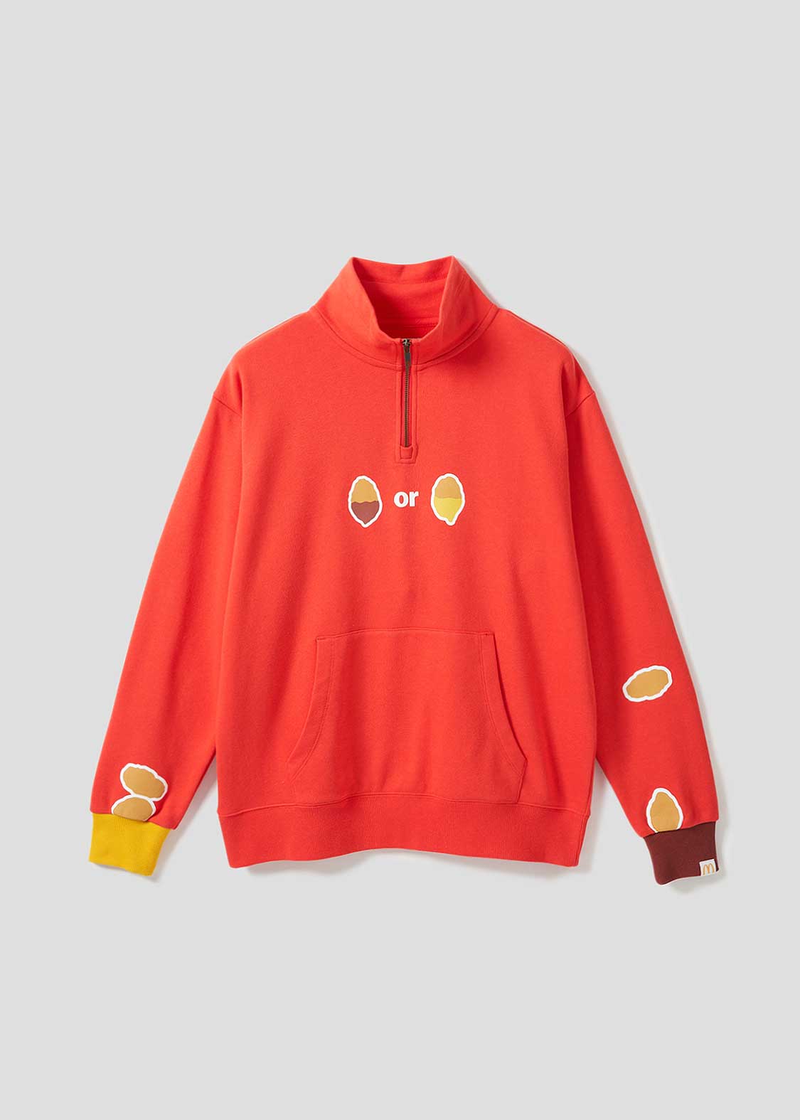 第4弾】チキンマックナゲット｜ハーフジップスウェット｜ユニセックス