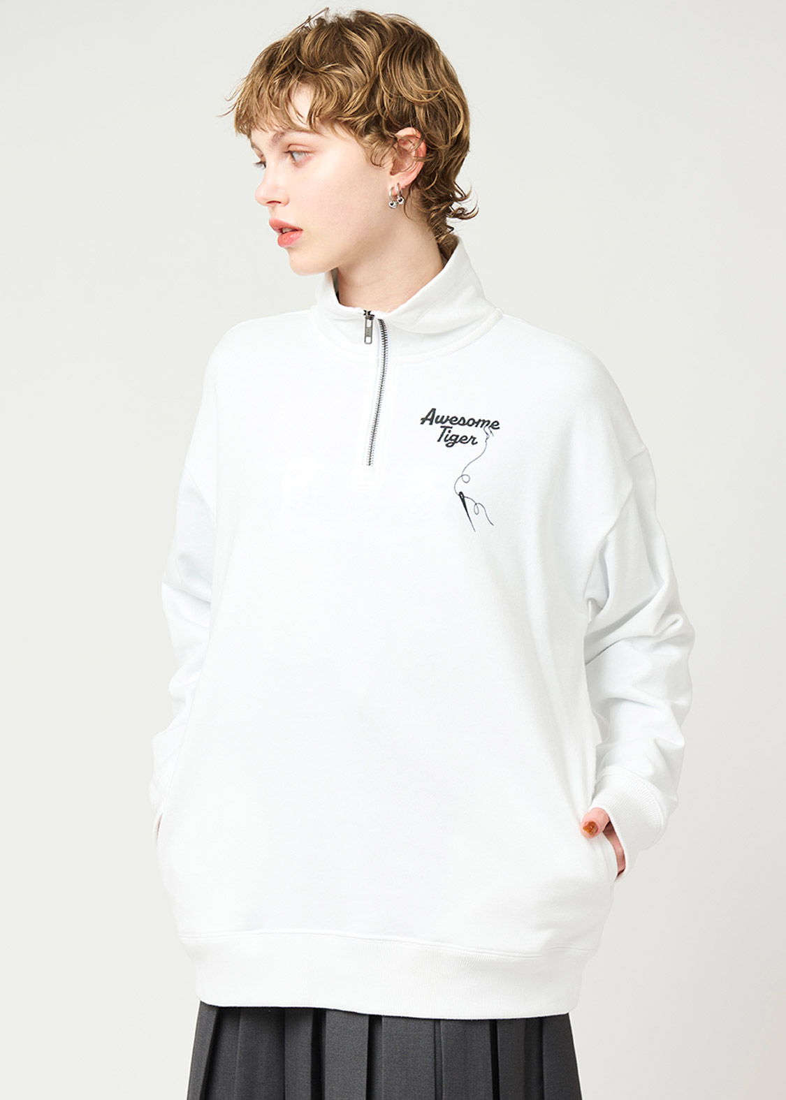 オーサムタイガー スレッズ｜ショートモッズコート｜ユニセックス