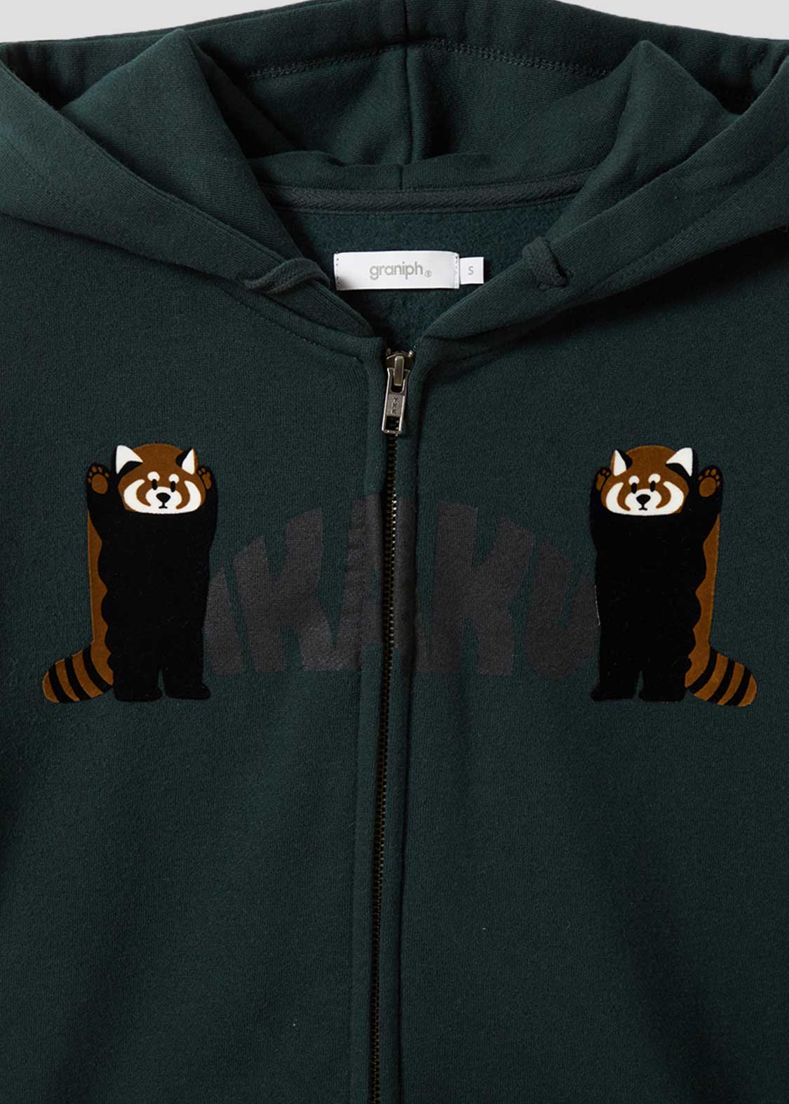 イカク｜裏起毛ジップパーカー｜ユニセックス｜グラニフ(graniph)公式