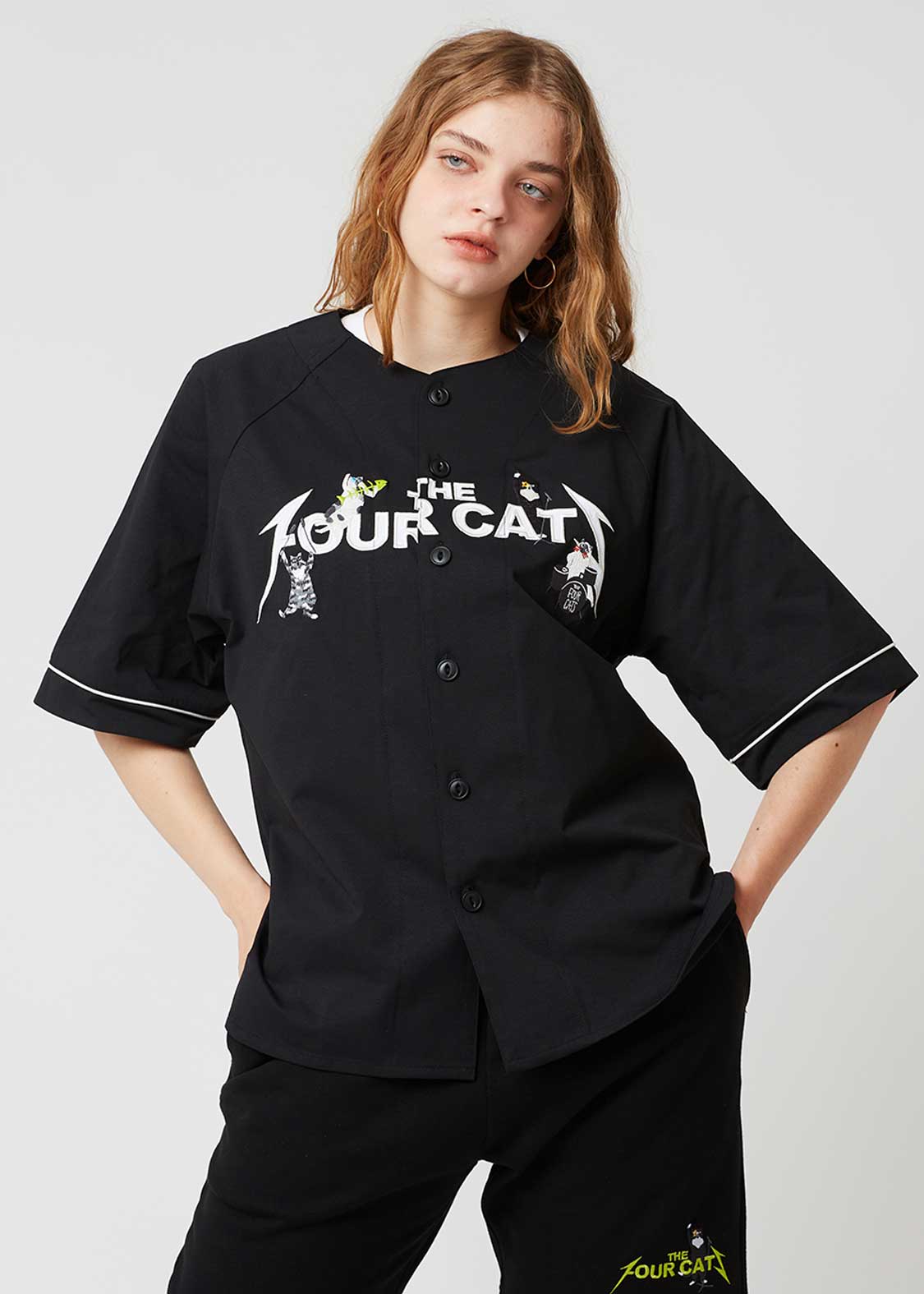 ザ フォーキャッツ バンド｜ドライベースボールシャツ｜ユニセックス