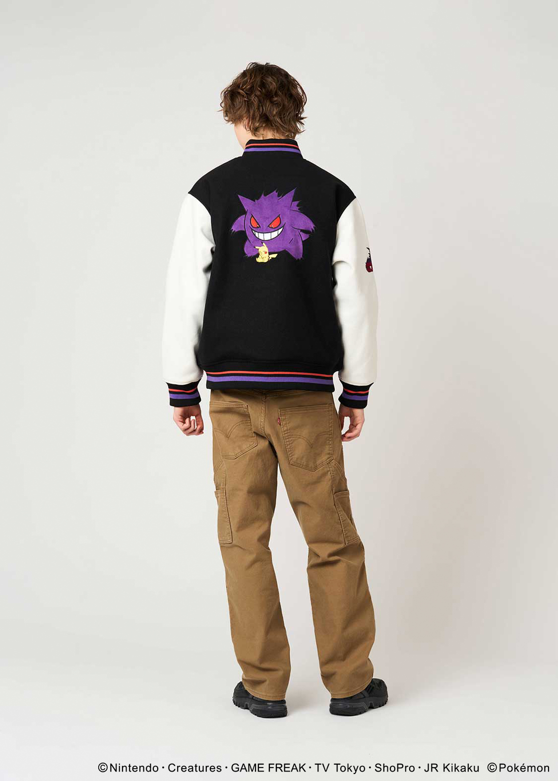 ピカチュウ＆ゲンガー｜スタジアムジャンパー｜ユニセックス｜グラニフ