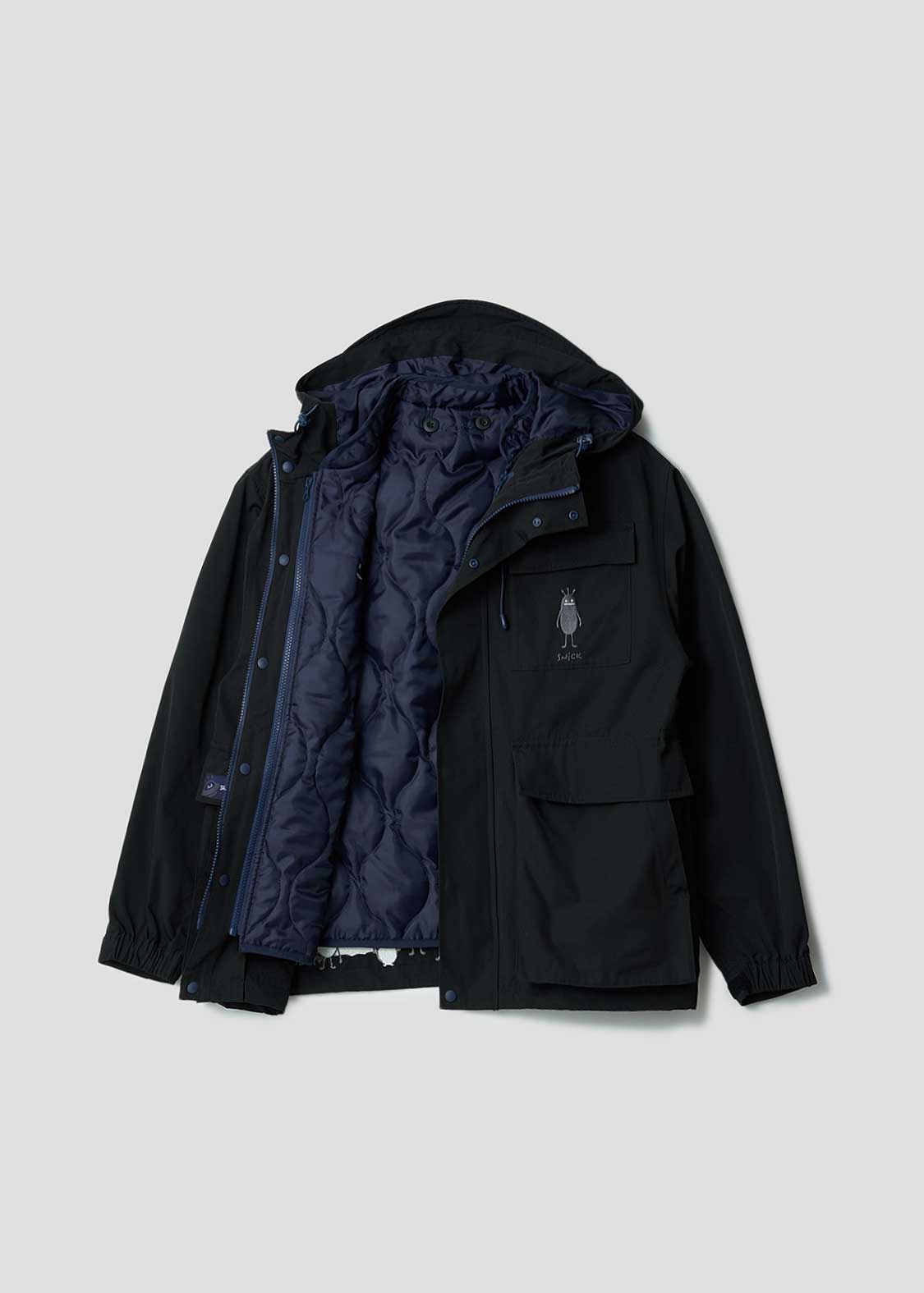 ビューティフルシャドーエイリアンズ｜3WAYマウンテンパーカー｜ユニ