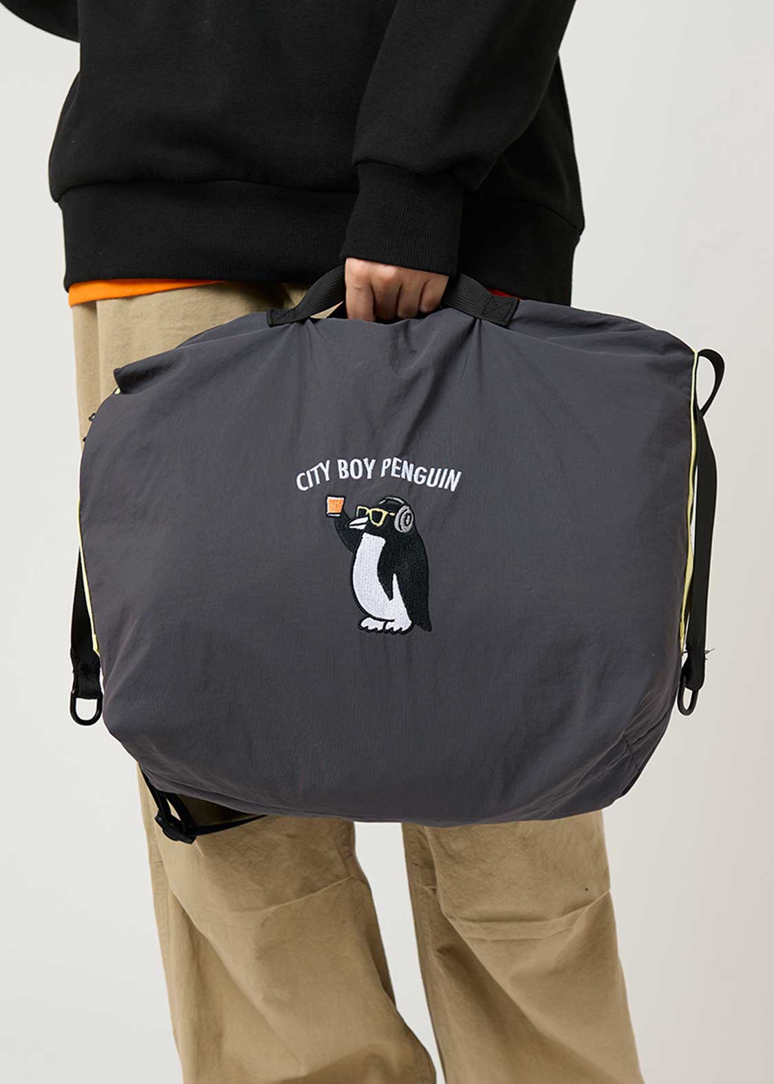 シティボーイペンギン ミュージック｜ナイロンショルダーバッグ｜ユニ