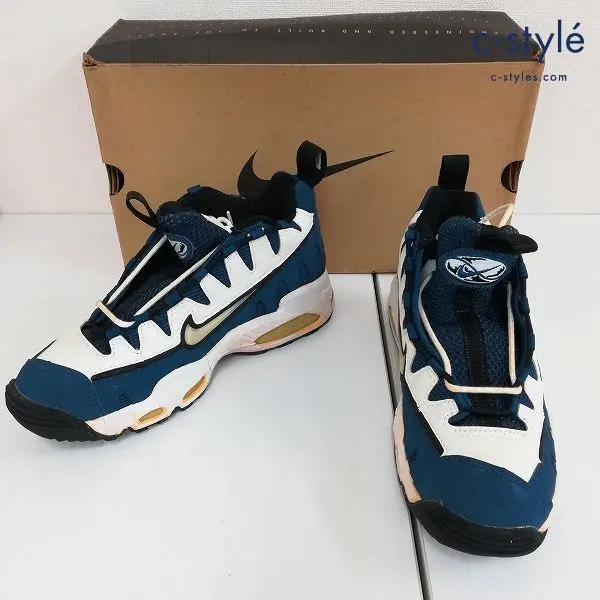 NIKE ナイキ AIR NOMO MAX 27.5cm ホワイト×ブルー スニーカー 978008