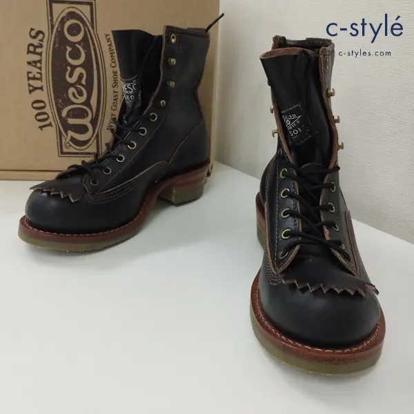 WESCO ウエスコ ブーツ ジョブマスター 7・1/2D ブラック 38LTT レース
