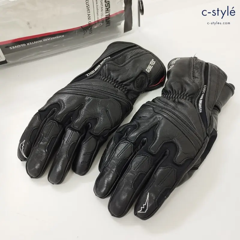 KUSHITANI クシタニ ゴアテックス レザーグローブ LL ブラック K-5539