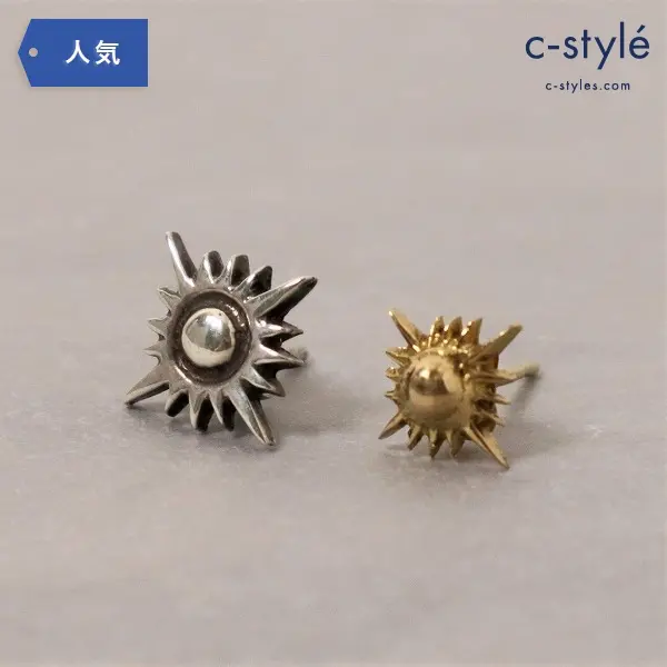 ARIZONA FREEDOM アリゾナフリーダム ゴールド シルバー ピアス2点 18K