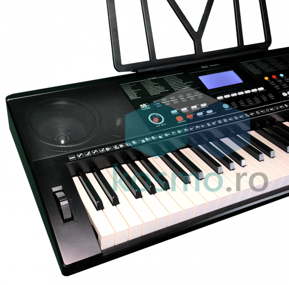 Orga electronica YM-8810, 61 clape Dinamice Touch-response, Afisaj