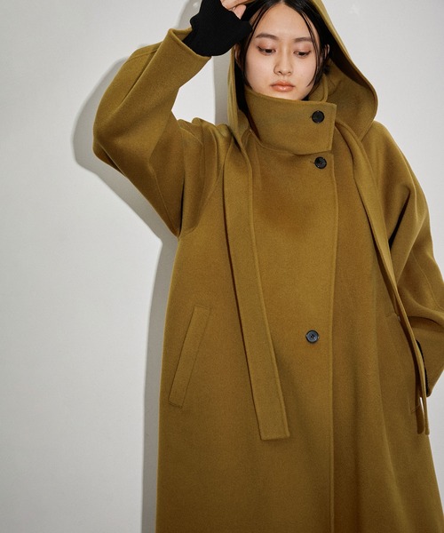 ADAM ET ROPE'（アダムエロペ）の「【2WAY】スタンドカラーフーデッド