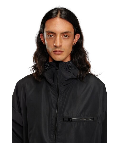 DIESEL（ディーゼル）の「メンズ ジャケット フーディー（ミリタリー