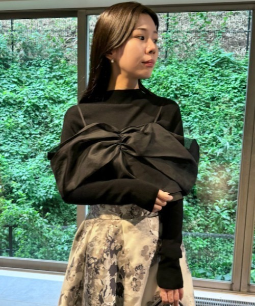 CELFORD（セルフォード）の「リボンモチーフセットプルオーバー