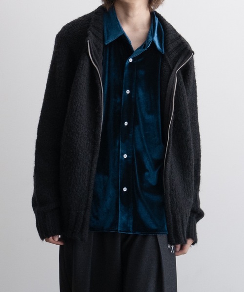 CASPER JOHN（キャスパージョン）の「Wool mix drivers knit/ウール